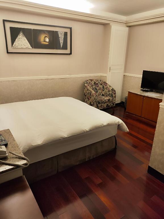 TV a/nebo společenská místnost v ubytování GAWA Hotel