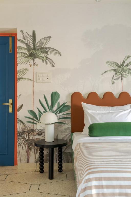 Postel nebo postele na pokoji v ubytování Namli Haus, Jaipur