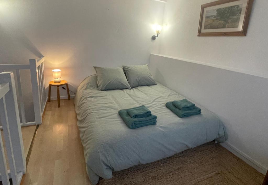 Postel nebo postele na pokoji v ubytování Appartement Saint Jaques