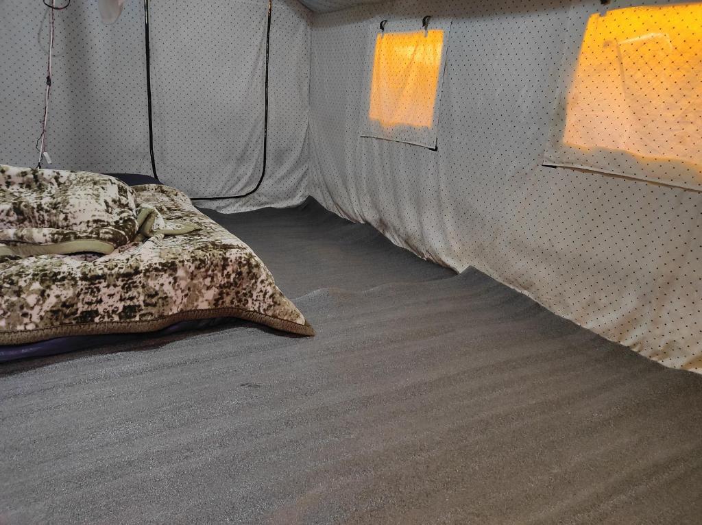 Postel nebo postele na pokoji v ubytování Baba tent House