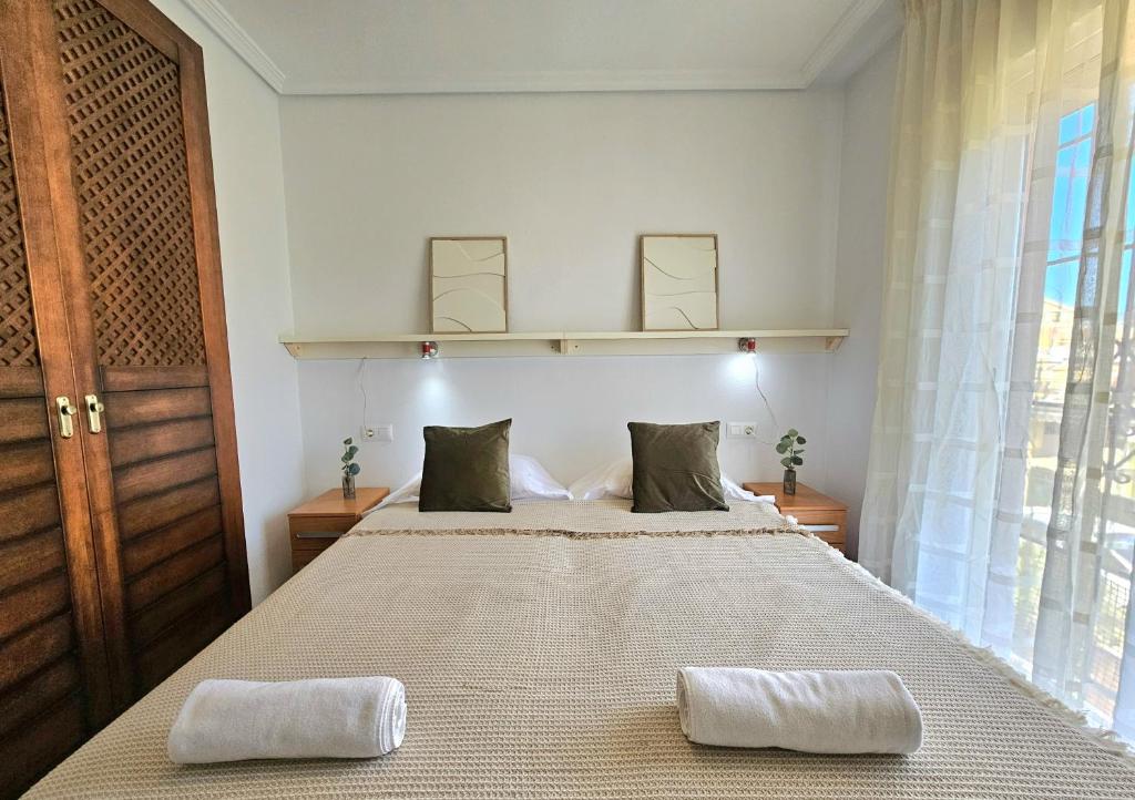 Posteľ alebo postele v izbe v ubytovaní Appartement (Casa Nati)
