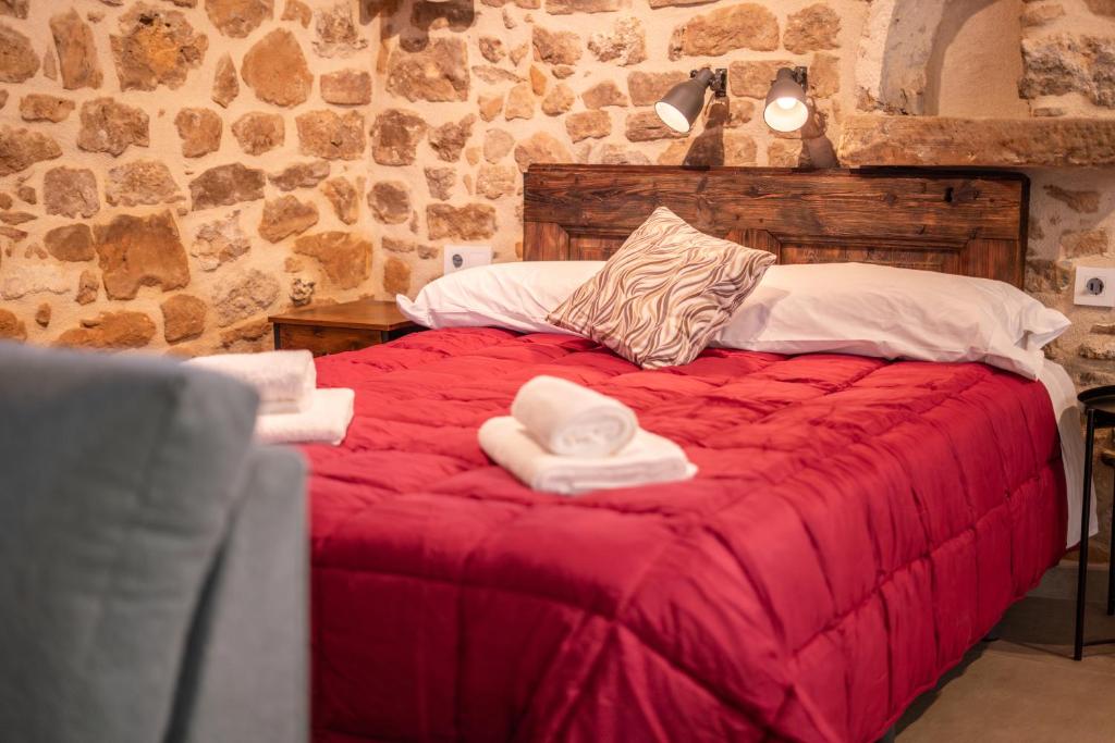 Postel nebo postele na pokoji v ubytování Mas de Pascual