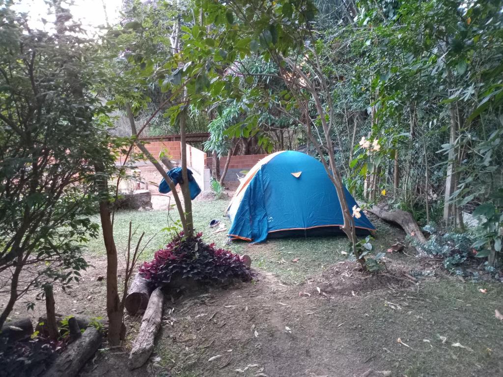 Zahrada ubytování Camping a 900m da Vila do Capão