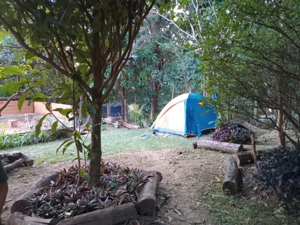 Zahrada ubytování Camping a 900m da Vila do Capão