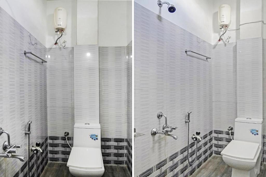 Koupelna v ubytování Hotel O Rabi Niwas
