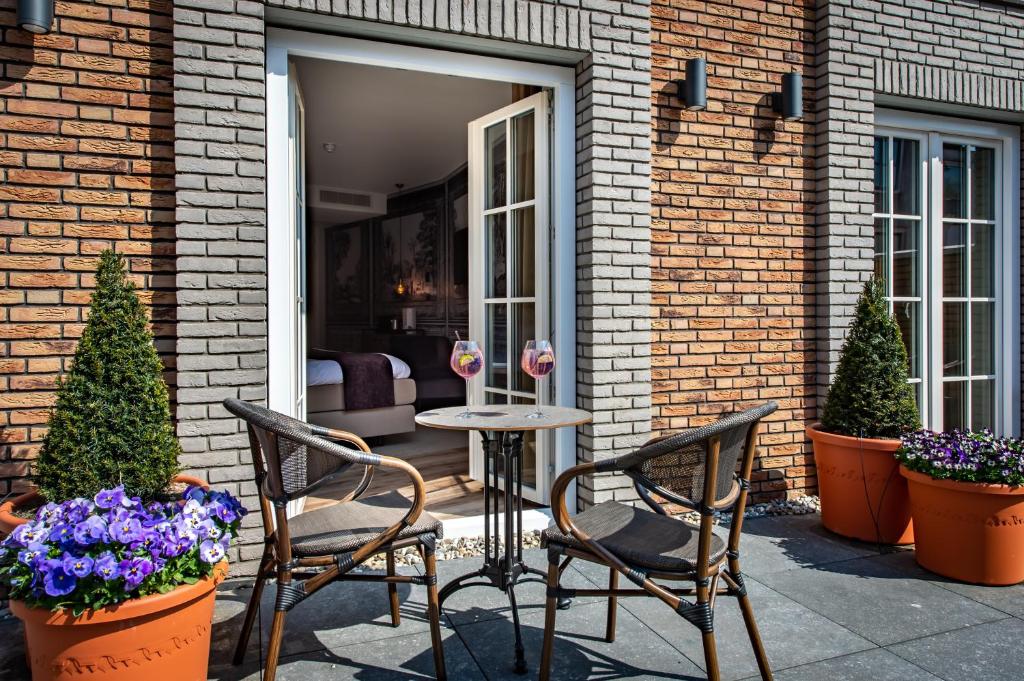 Patio nebo venkovní prostory v ubytování Mondragon