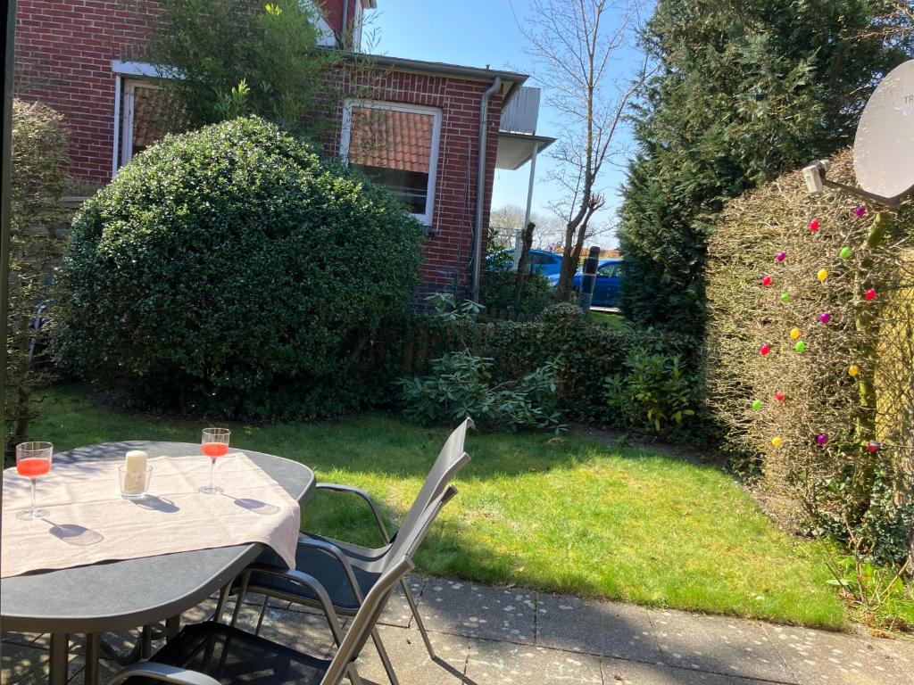 Zahrada ubytování Urlaubsfeeling am Wattnmeer- Ferienhaus Strandmuschel