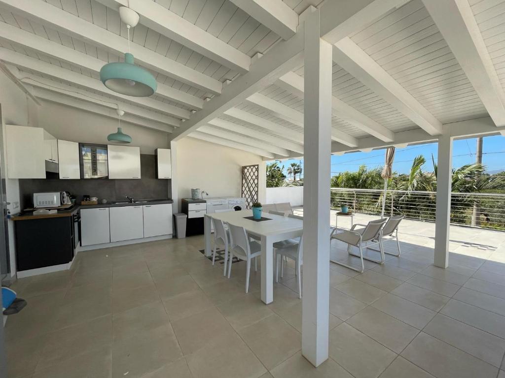 Kuchyň nebo kuchyňský kout v ubytování B&B Villa Eraclea
