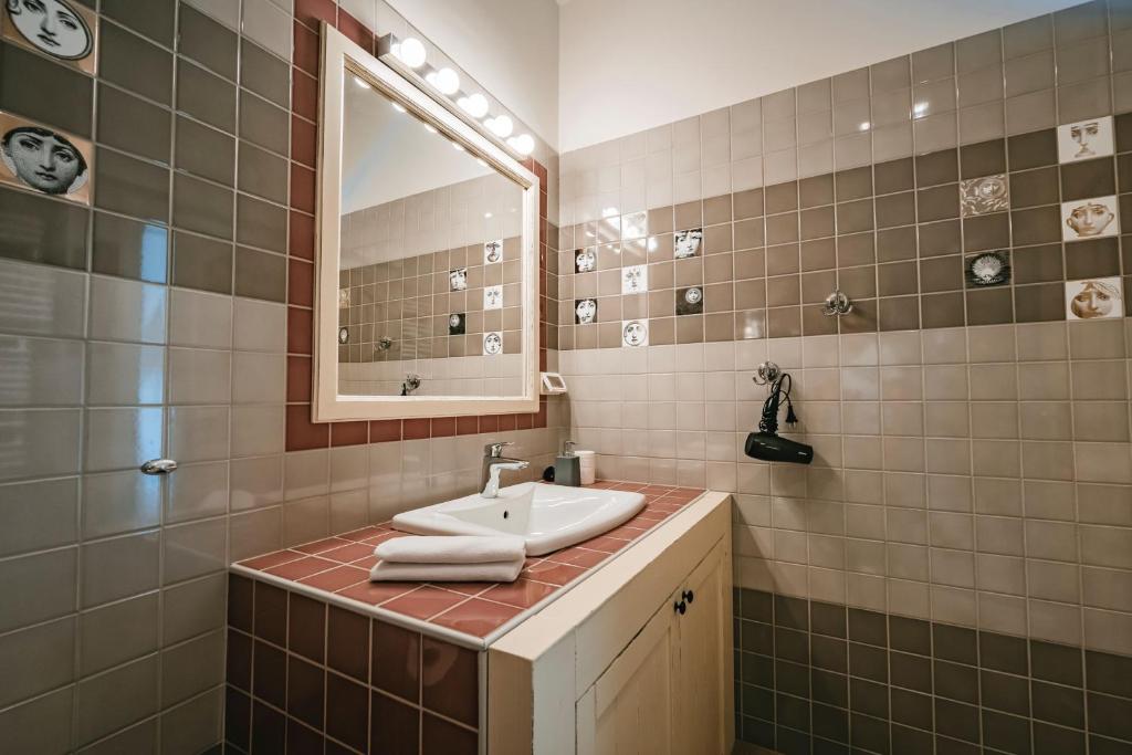 Koupelna v ubytování Guest House EJGA