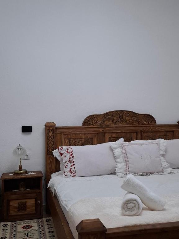 Postel nebo postele na pokoji v ubytování Guest House Luna