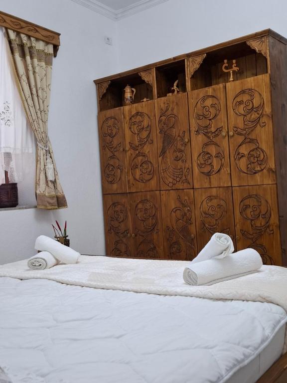 Postel nebo postele na pokoji v ubytování Guest House Luna