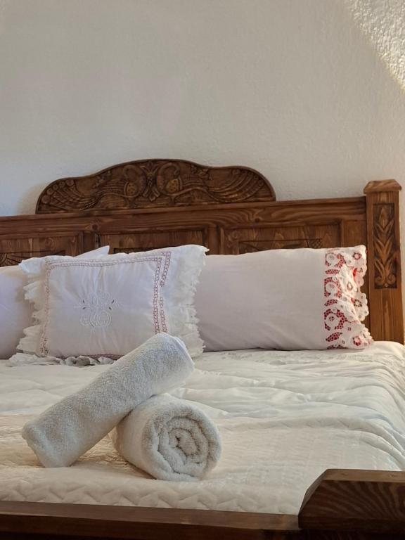 Postel nebo postele na pokoji v ubytování Guest House Luna