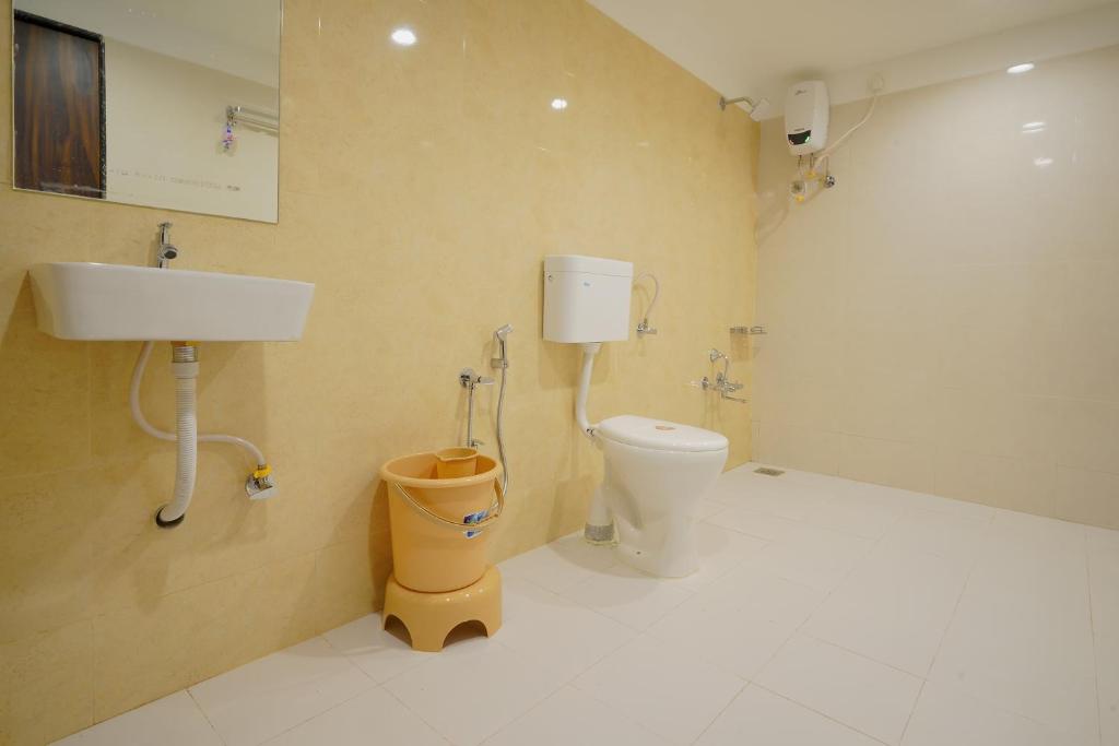 Koupelna v ubytování Hotel Elite inn
