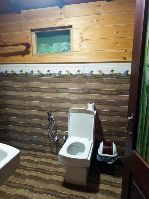Koupelna v ubytování Eco Village