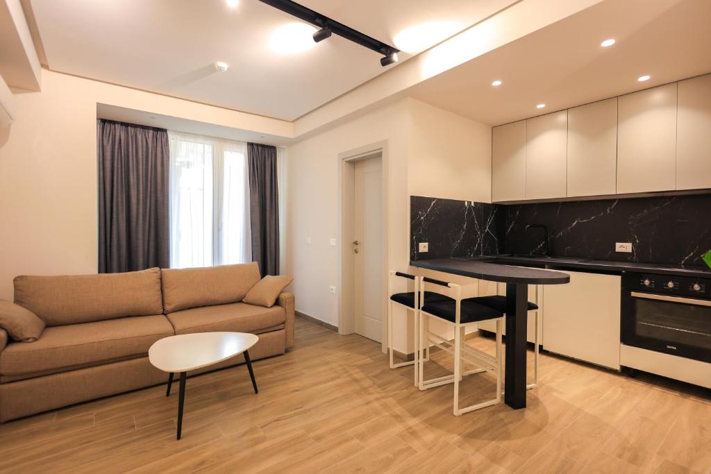 Kuchyň nebo kuchyňský kout v ubytování Beach Guesthouse