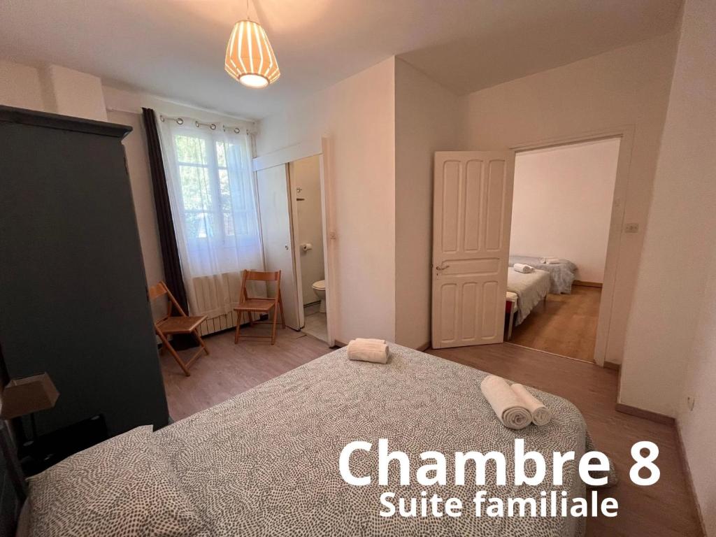 Postel nebo postele na pokoji v ubytování U pozzu hôtel