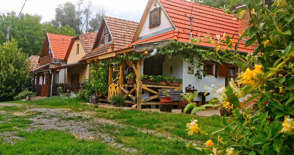 Zahrada ubytování Pillangó Présház