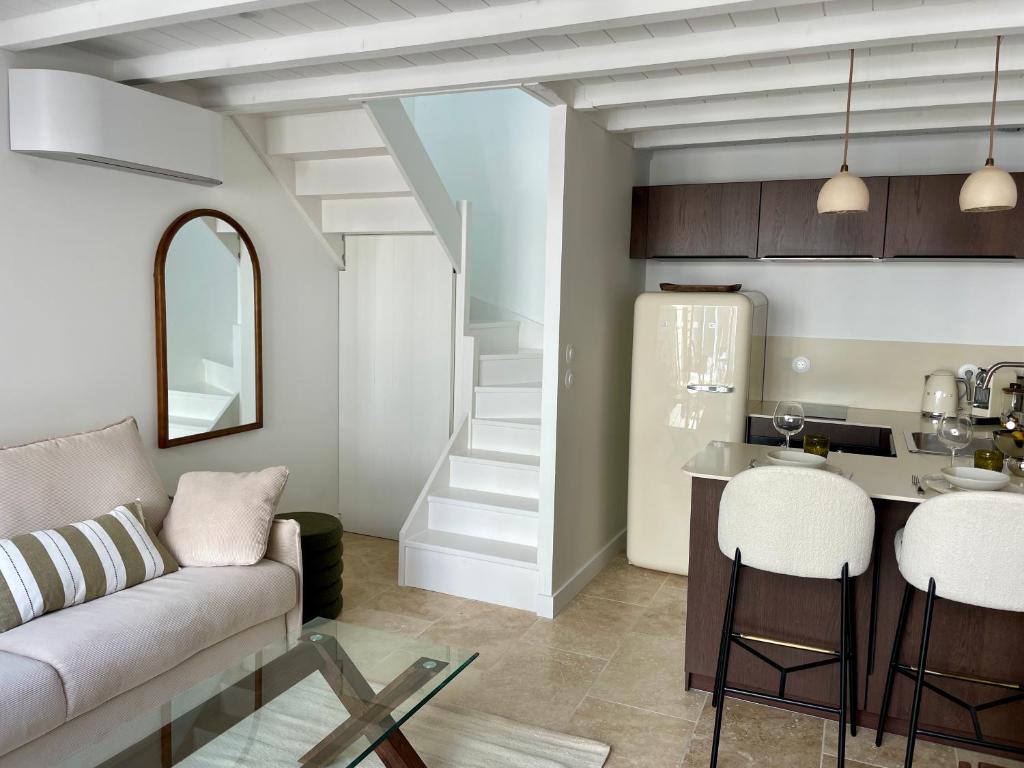 Η κουζίνα ή μικρή κουζίνα στο Maison Jeanne
