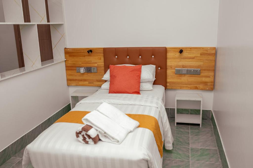 Postel nebo postele na pokoji v ubytování Velana Vibes at Mathiveri