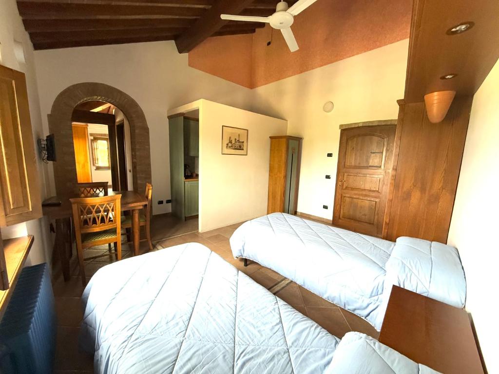 Posteľ alebo postele v izbe v ubytovaní Bed & Breakfast Casale Gregoriano