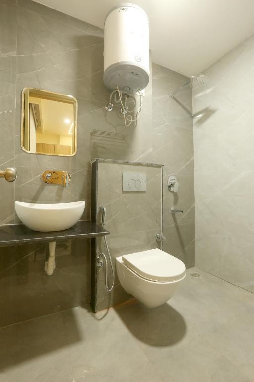 Koupelna v ubytování Hotel Luxe Stay Near Delhi Airport