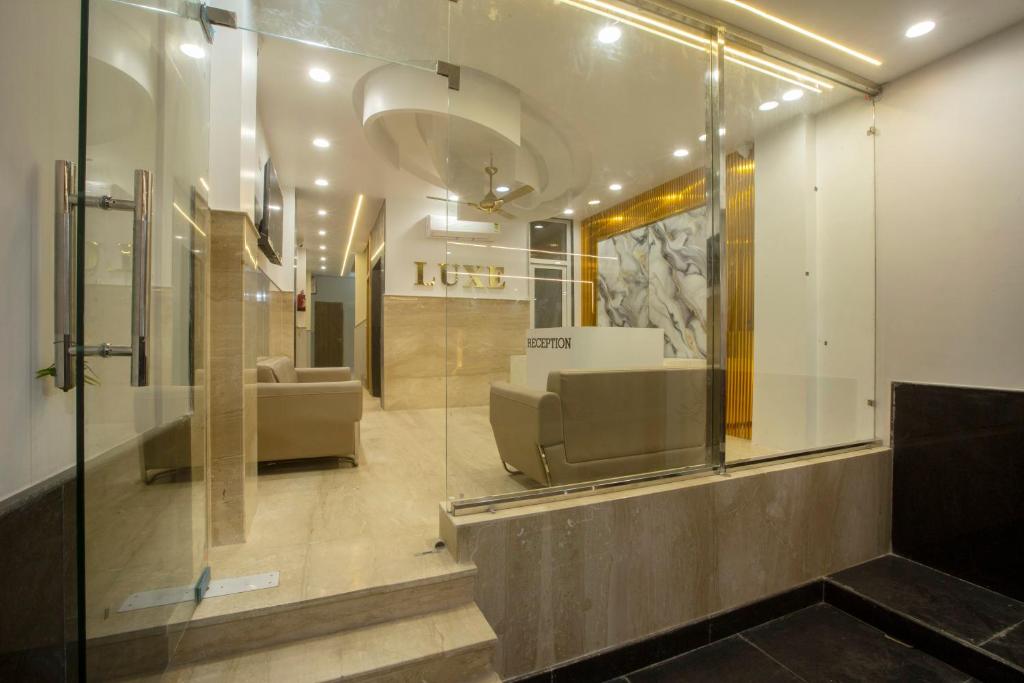 Posezení v ubytování Hotel Luxe Stay Near Delhi Airport