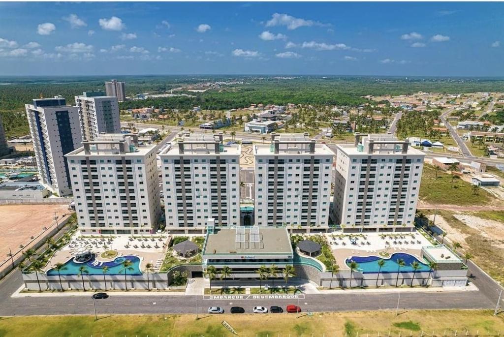 an aerial view of a large building at Salinas Park Resort in Salinópolis