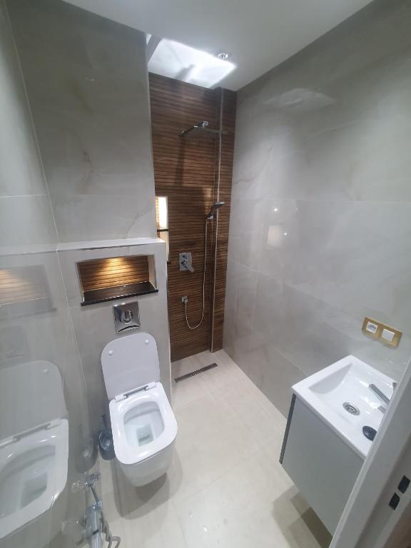 Koupelna v ubytování Appartement