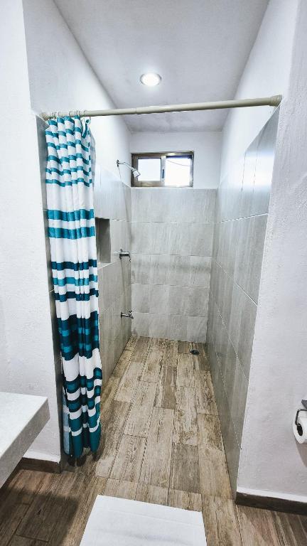 Koupelna v ubytování Hotel Monserrat