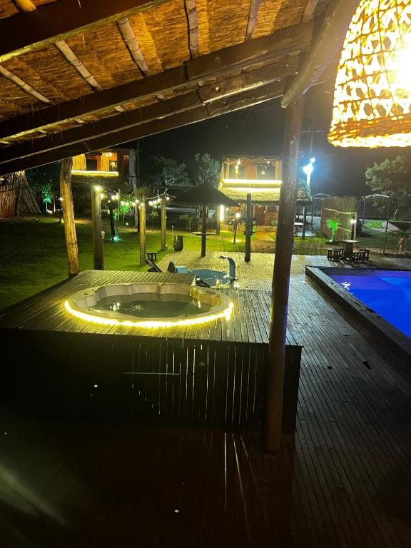 Bazén v ubytování Cabañas Resort nebo v jeho okolí