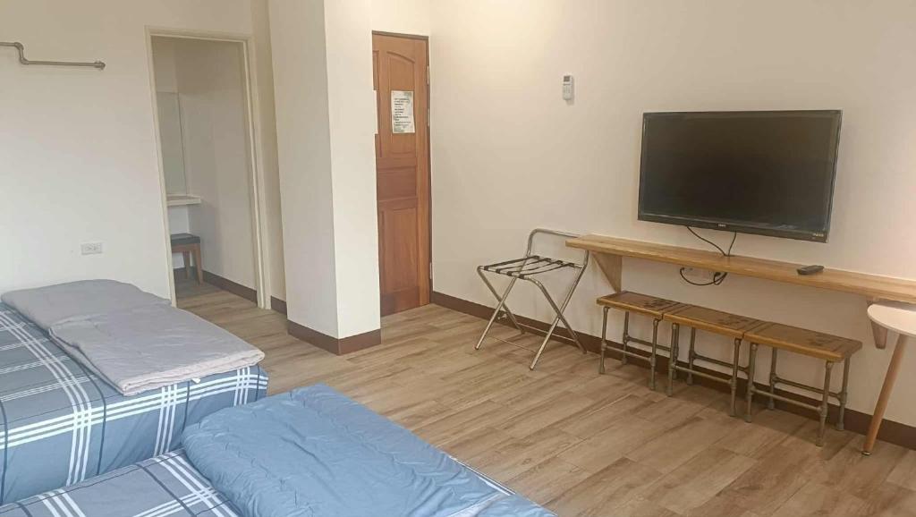 TV a/nebo společenská místnost v ubytování Township Season B&B