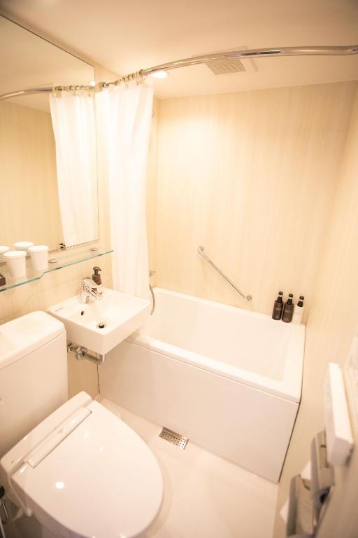 Koupelna v ubytování Wishton Hotel Yukari