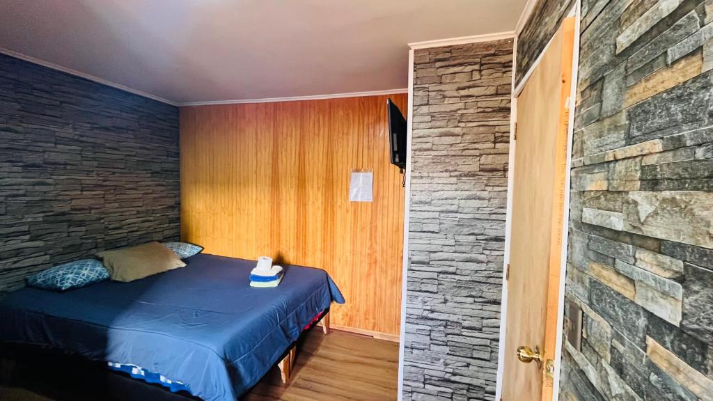 Postel nebo postele na pokoji v ubytování Hostal Santa Fe