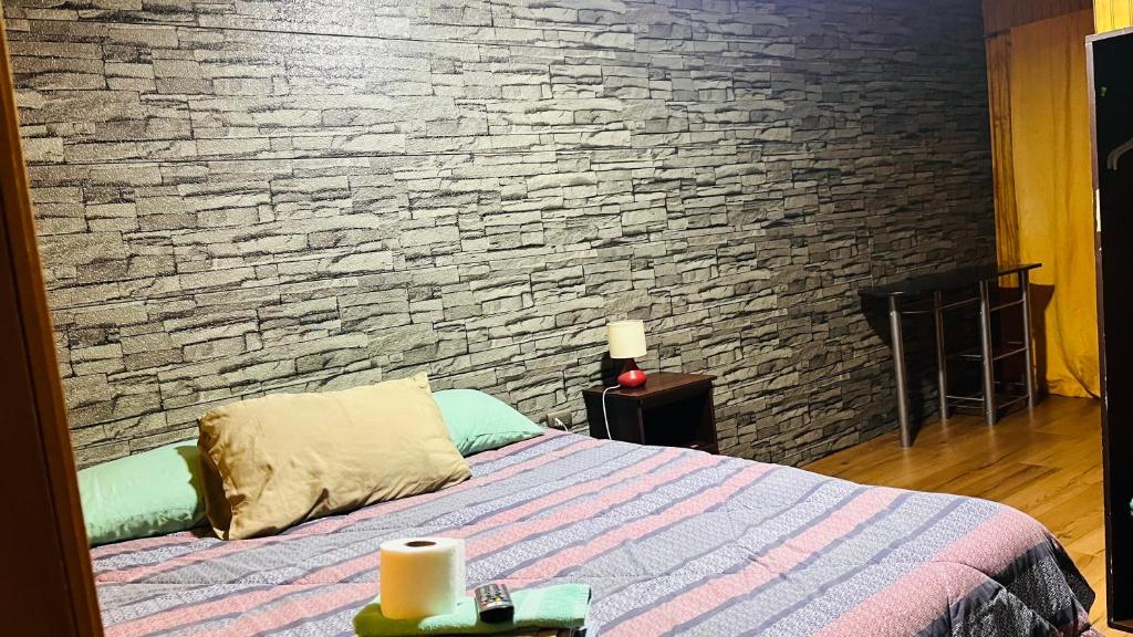 Postel nebo postele na pokoji v ubytování Hostal Santa Fe