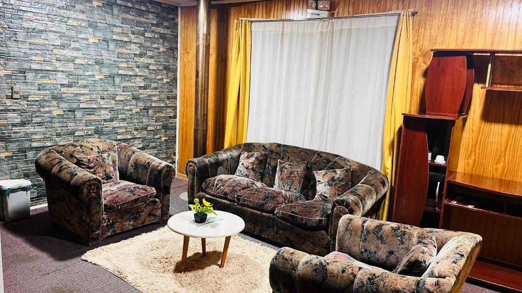 Posezení v ubytování Hostal Santa Fe