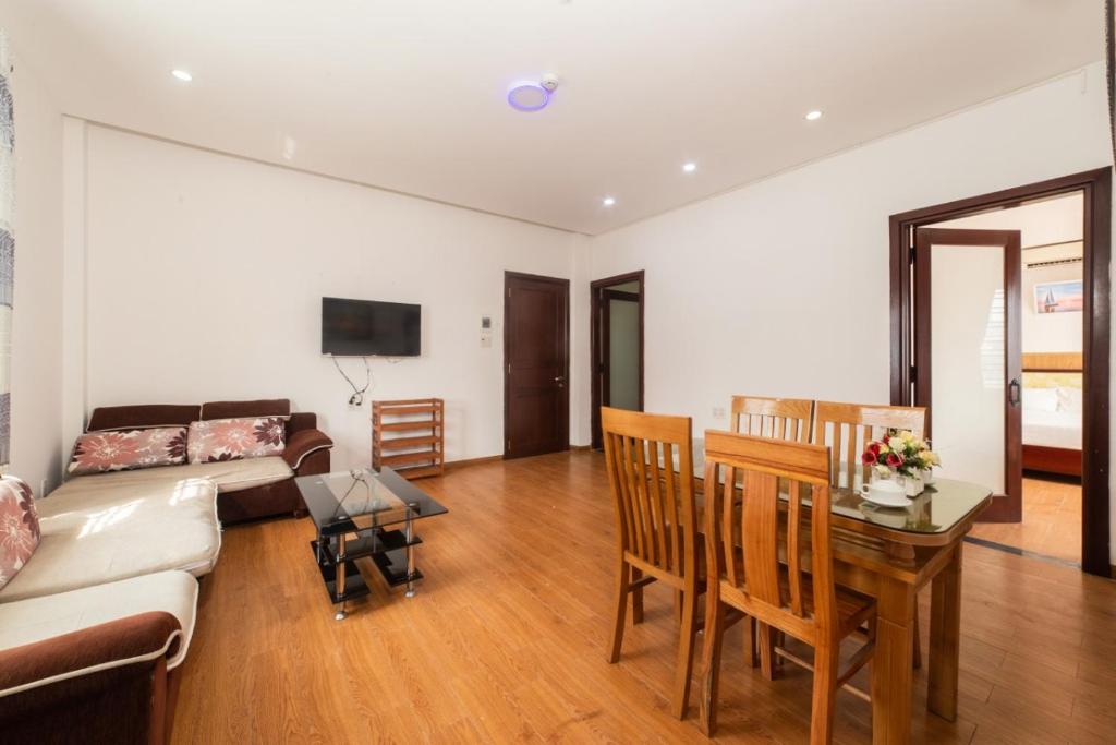 TV a/nebo společenská místnost v ubytování Kis Hotel & Apartment