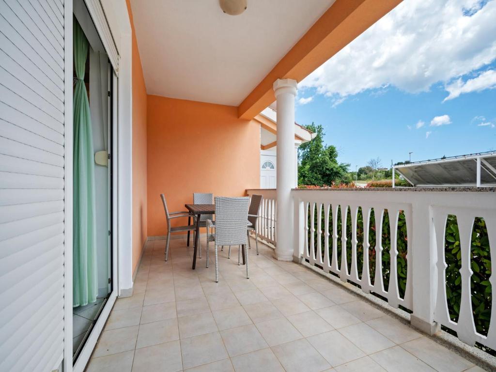 Balkon lub taras w obiekcie Panoramic Apartment in Banjole near Pula Town Centre