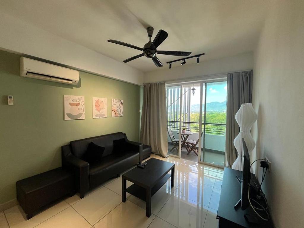 Χώρος καθιστικού στο GA Homes Homestay - Majestic Ipoh Condo