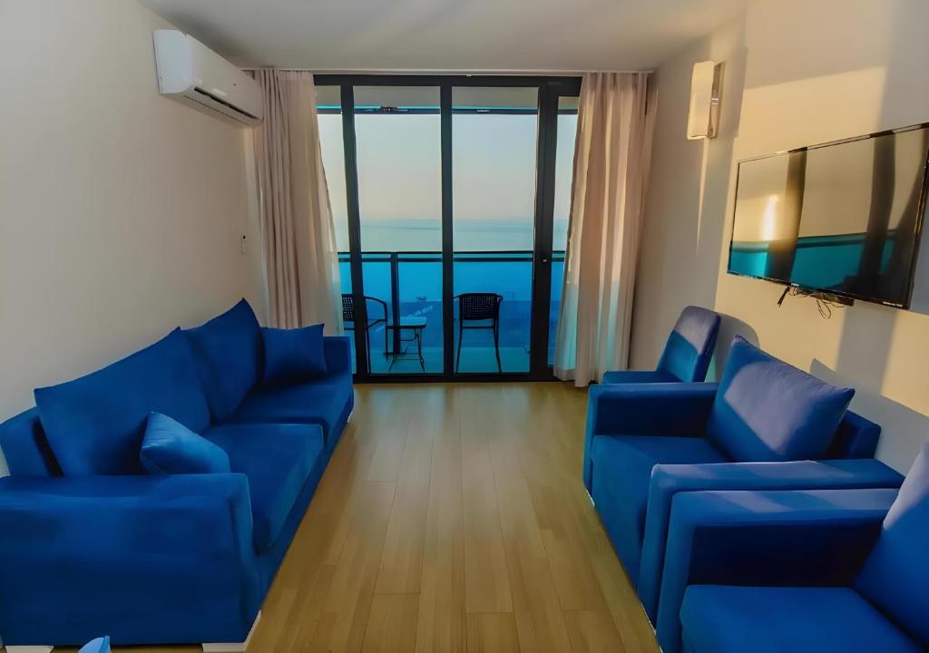 Posezení v ubytování Orbi City Balcony with sea view