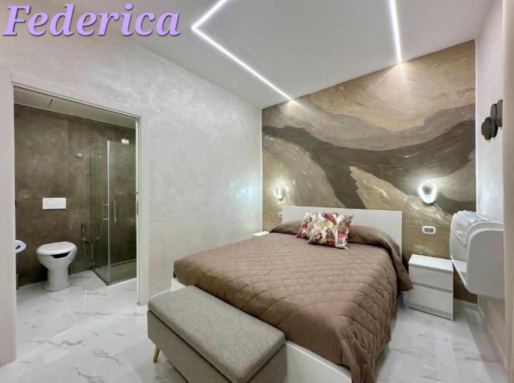 Letto o letti in una camera di Sweet Federica