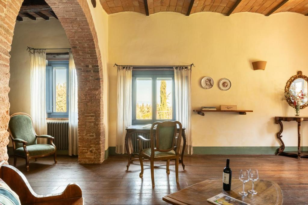 Posezení v ubytování B&B - Podere Monti