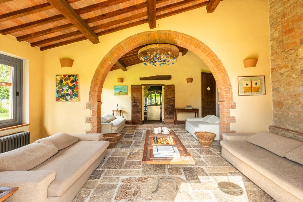 Posezení v ubytování B&B - Podere Monti