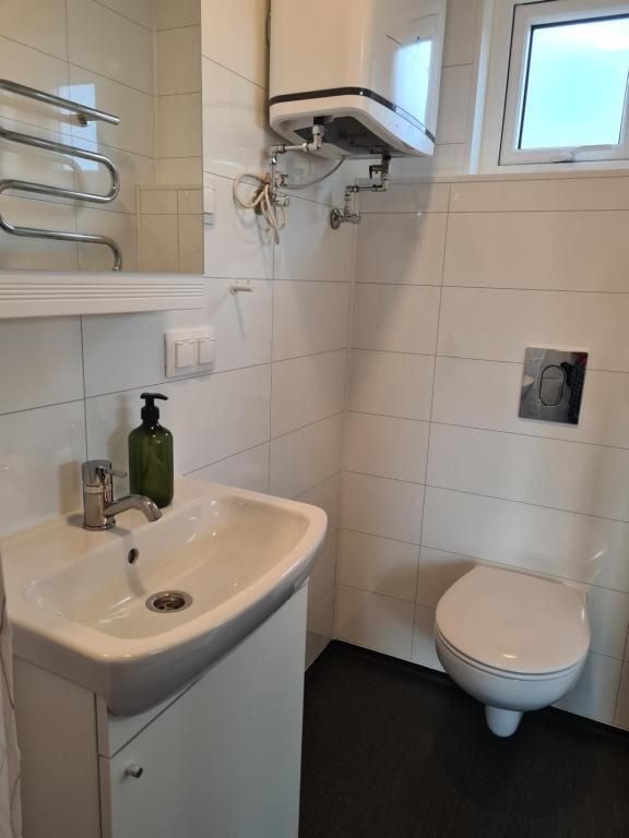 Vannituba majutusasutuses Búhóll 1 Guesthouse