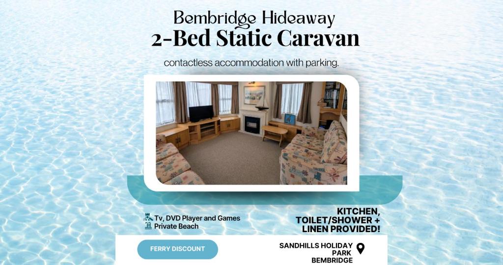Isle of WightにあるBembridge Hideaway Static Caravan - Sandhills Holiday Park with Private Beachのギャラリーの写真