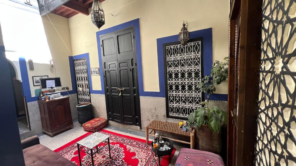 Kuchyň nebo kuchyňský kout v ubytování Riad Mamma MARRAKESH