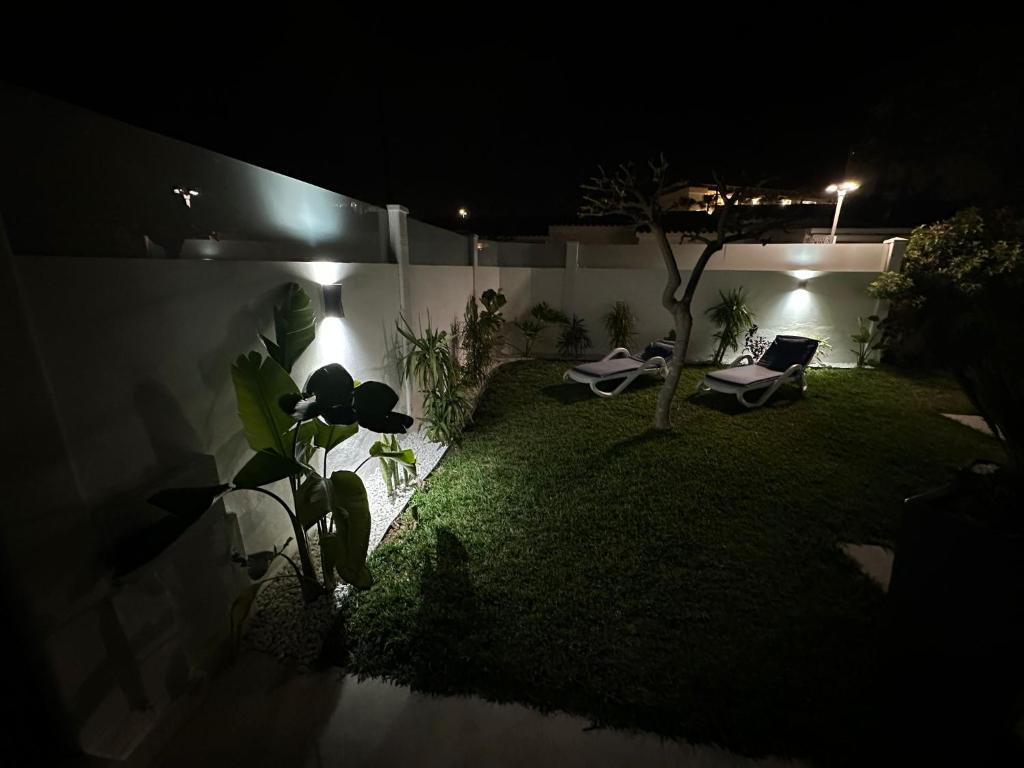 Zahrada ubytování bungalow casa alegria yumbo