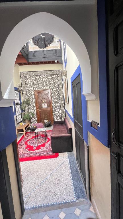 Posezení v ubytování Riad Mamma MARRAKESH