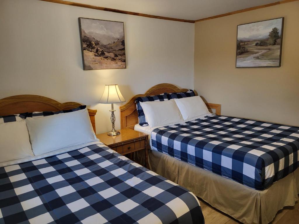 Postel nebo postele na pokoji v ubytování Scoodic Motel