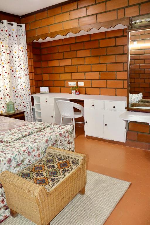 Postel nebo postele na pokoji v ubytování Ghar-e-Sukoon