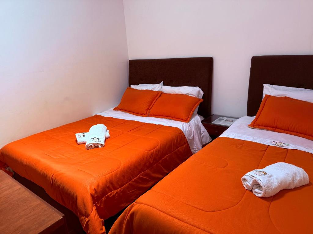 Postel nebo postele na pokoji v ubytování HOTEL HOSTERIA la PINTADA